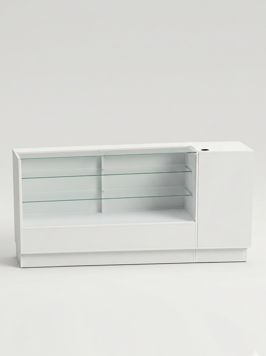Vitrina de Cobro con Cristal